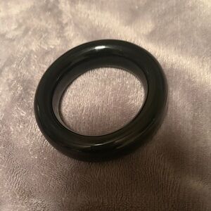 Tiffany & Co. Black Circular Bangle Bracelet